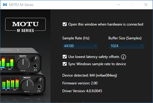 Motu Fenster zur Info